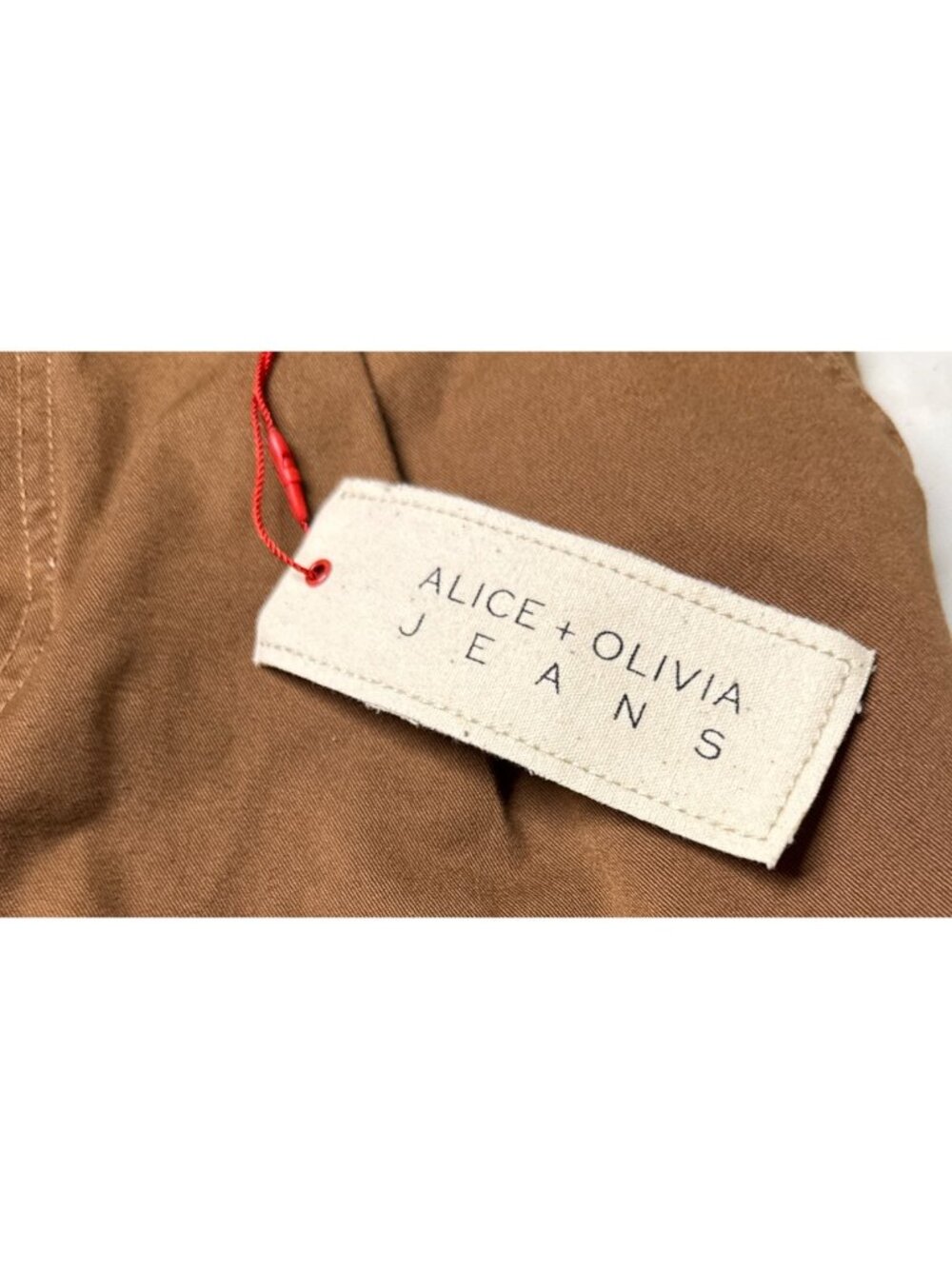Alice + Olivia High-Waisted Paperbag Pants Trouser With Tie Belt Size 26 New NWT - Picture 4 of 7